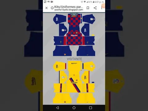 Download MP3 Uniforme de Barcelona en Dream League Soccer