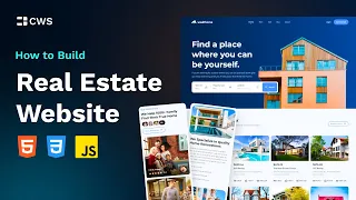 Create an Impressive Real Estate Website with HTML CSS and JavaScript