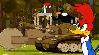 Pica-Pau vs. Zeca Urubu!| Pica-Pau | Desenhos Animados em Português