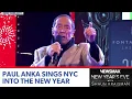Paul Anka sings in 2024 in Times Square as the ball drops NEWSMAX New Year s Eve
