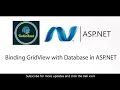 Binding GridView using Database in ASP NET
