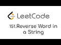 Java Reverse Words in a String Easy Optimized Solution