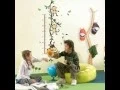 Monkey Forest Removable Vinyl Wall Decal Stickers Kids Height Chart Measure