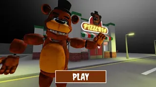 FREDDY'S PIZZERIA RUN! OBBY roblox Gameplay Walkthrough 4K