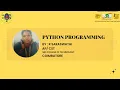 DATA TYPES PYTHON PROGRAMMING SNS INSTITUTIONS
