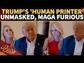 Trump s Truth Social Secret EXPOSED POTUS Human Printer Caught On Cam MAGA Furious