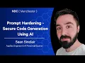 Prompt Hardening - Secure Code Generation Using AI