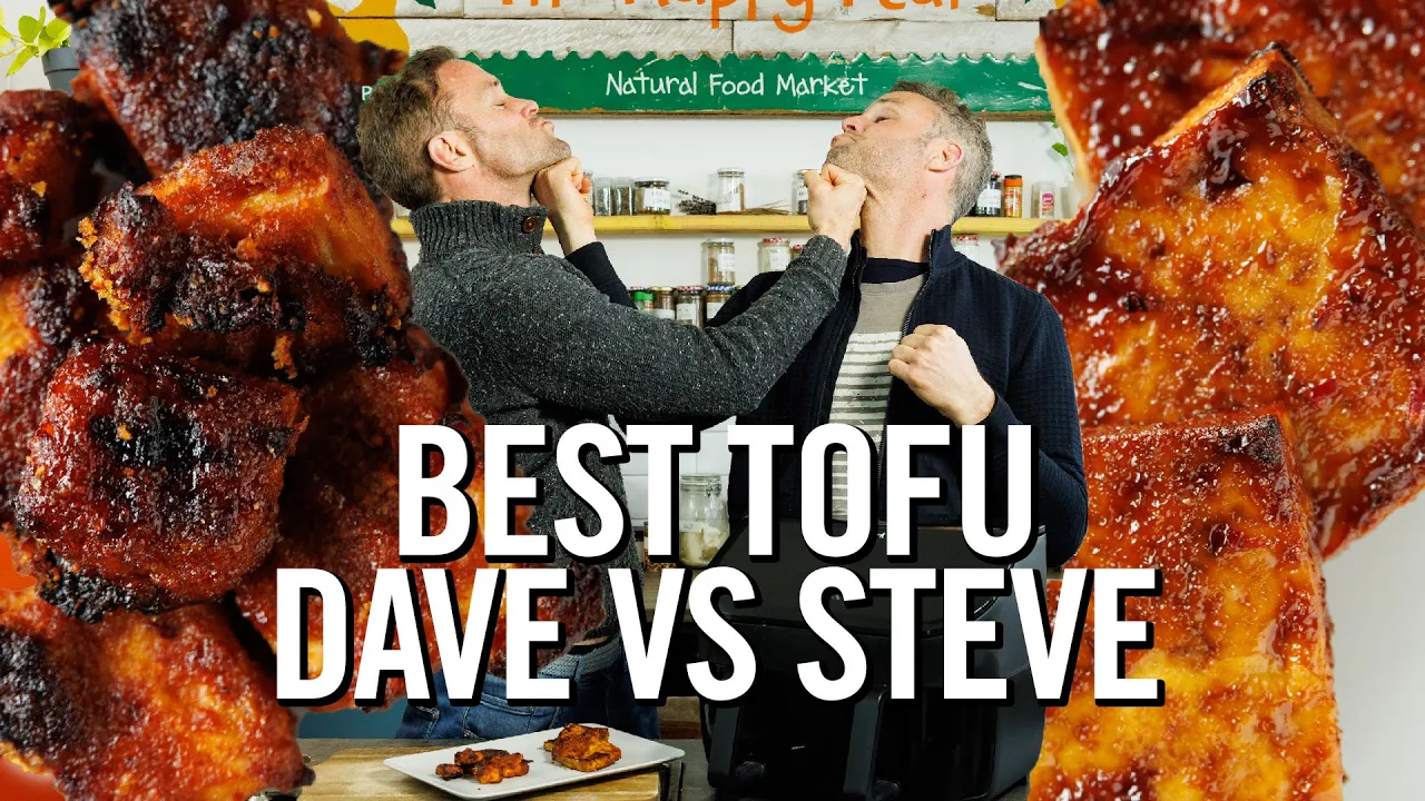 AIR FRYER TOFU CHALLENGE   DAVE VS STEVE