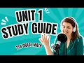 Unit 1 Study Guide Review - 7th Grade
