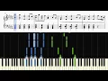 Alan Walker - All Falls Down (ft. Noah Cyrus) - Piano Tutorial + SHEETS