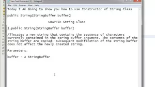 Java Programming Tutorial - String Class-12