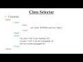 Recap Element Selector ID Selector Class Selector in CSS Hindi