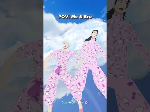 Just Me & Bro vibing 💃🕺 #anime #jujutsukaisen #funny #viral #relatable