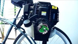 4-Stroke 38cc Friction Drive Motor Bicycle Engine Kit Installation The Flying Horse Lock-n-Load