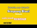 Download Lagu Karaoke Simpan binci nada wanita rendah || Gunawan pop Manado versi Elekton