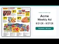 Acme Weekly Ad 26 - 26 Top 10 Deals