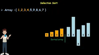 selection sort in 2 minutes