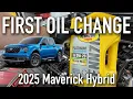 2025 Maverick Hybrid First Oil Change