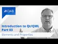 Introduction to Qt QML Part 03 - The Structure of a QML file Elements and Properties