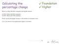 Calculating the percentage change Foundation and Higher GCSE JaggersMaths
