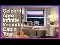 CELEBRITY APEX Infinite Veranda Cabin 11147 Concierge Class Stateroom Room Tour