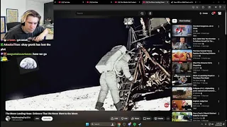 xQc Debates the Moon Landing with Greek Jesse