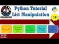 List Manipulation Python List Tutorial IP CS