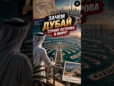 Зачем Дубай строит острова в море? 🏝️😲