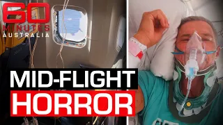 The horrific moment a Ryanair passenger was sucked out of a plane window | 60 Minutes Australia