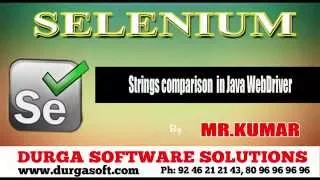 Selenium String comparison in JavaWebDriver