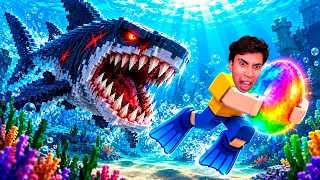 ROBA UN HUEVO PERO DEBAJO DEL AGUA EN ROBLOX!🦈