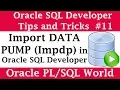 How to Import Data Pump Impdp Using Oracle SQL Developer Oracle SQL Developer Tips and Tricks