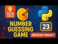 Job Ready Python Project Number Guessing Game for Beginners Tuta Tech