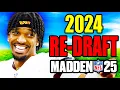 I RE-DRAFTED the 2024 NFL Draft and Simulated 10 YEARS in MADDEN