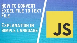 How to convert excel file to text file in javascript How To Create Save Files In Javascript