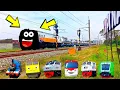 Download Lagu Tebak gambar kereta pi lucu,menemukan lokomotif kereta KRL,titipo,thomas,lokomotif vintage,cc206,?
