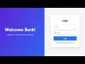 Split Screen Professional Login Page
