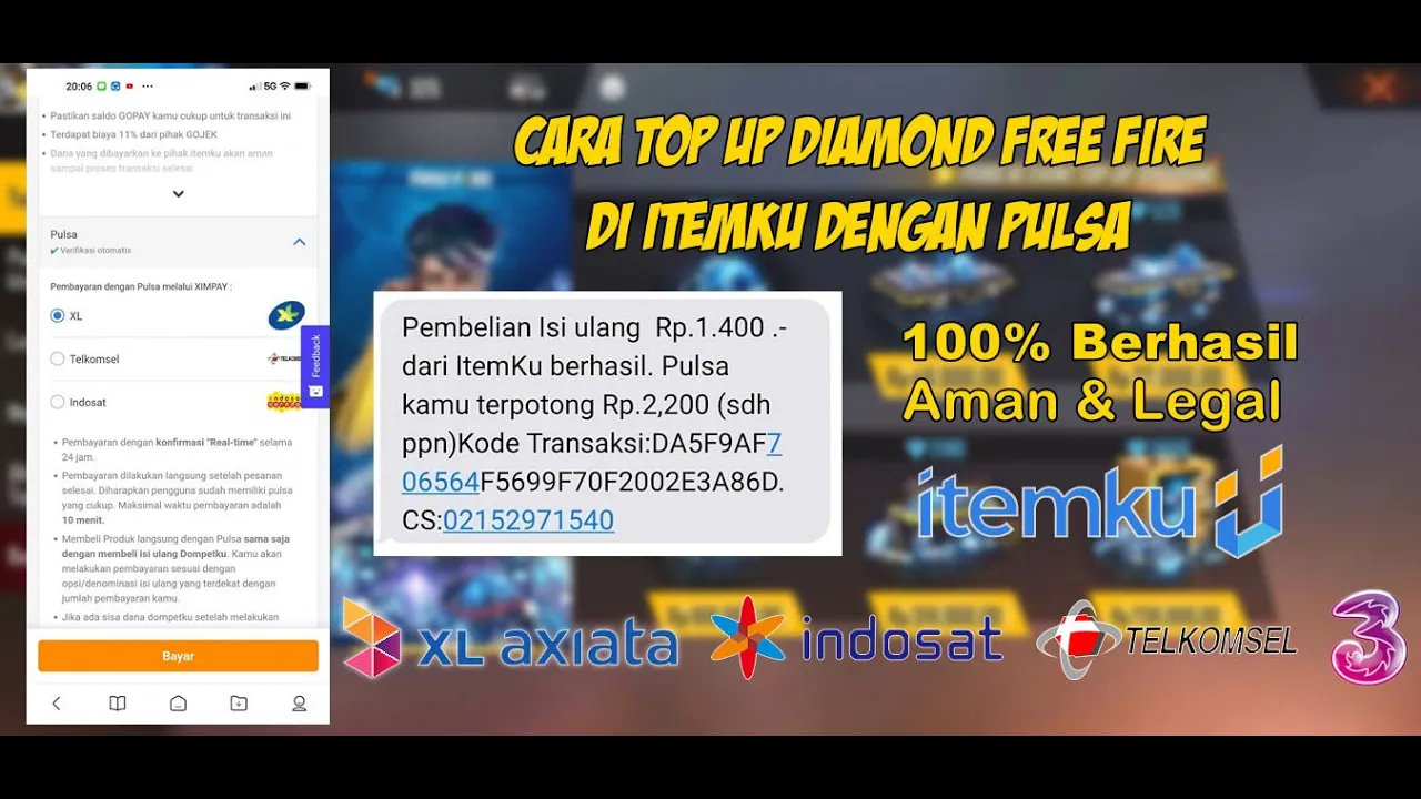 Cara Beli Robux Di°•Itemku•° Dengan Pulsa😃