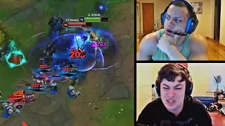 TYLER1 REALIZES OF HIS TEAMMATE'S AND ENEMY TEAM'S RANKS DIFFERENCE | LL STYLISH VS JENSEN | LOL