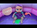 Download Lagu NEW Be Loved babies Mini dolls Swimming in the pool 🏊‍♂️ silicone baby dolls