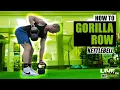 How To Do A KETTLEBELL GORILLA ROW Exercise Demonstration and Guide