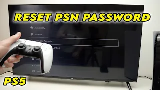 PS5 How To Reset PlayStation Network Password - Forgot Your Account Password