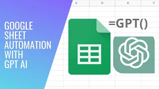 Excel Google Sheet Automation with Open AI API GPT 3 mins
