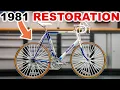 Restoring This Abandoned Vintage Raleigh 1981 Rebuild Service Hub Bearing transformation ASMR