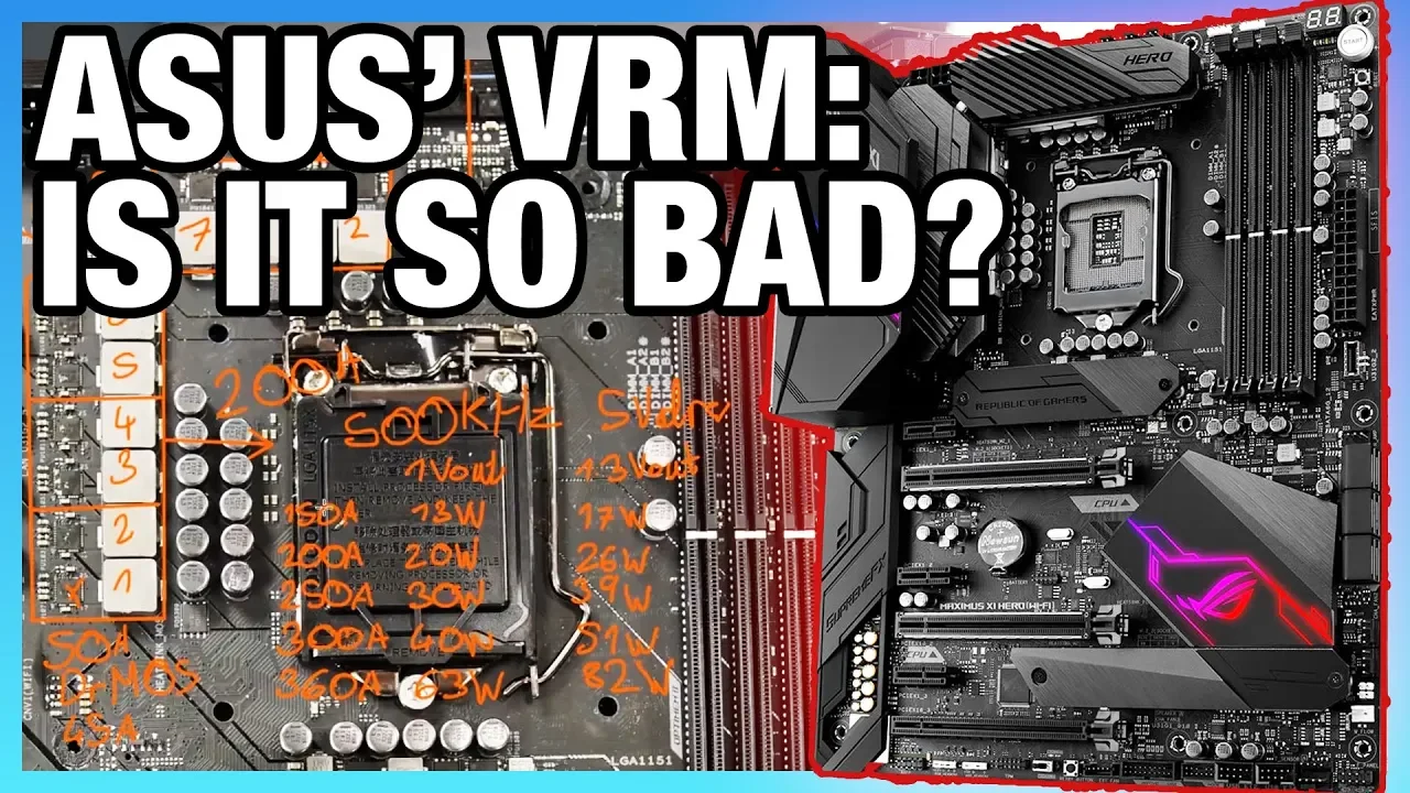 VRM Explained on ASUS Maximus XI Hero | Technical Deep-Dive