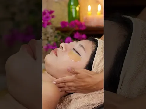 Tratamientos de spa ASMR con facial, masaje y lavado de cabello para ayudarte a relajarte y dormir