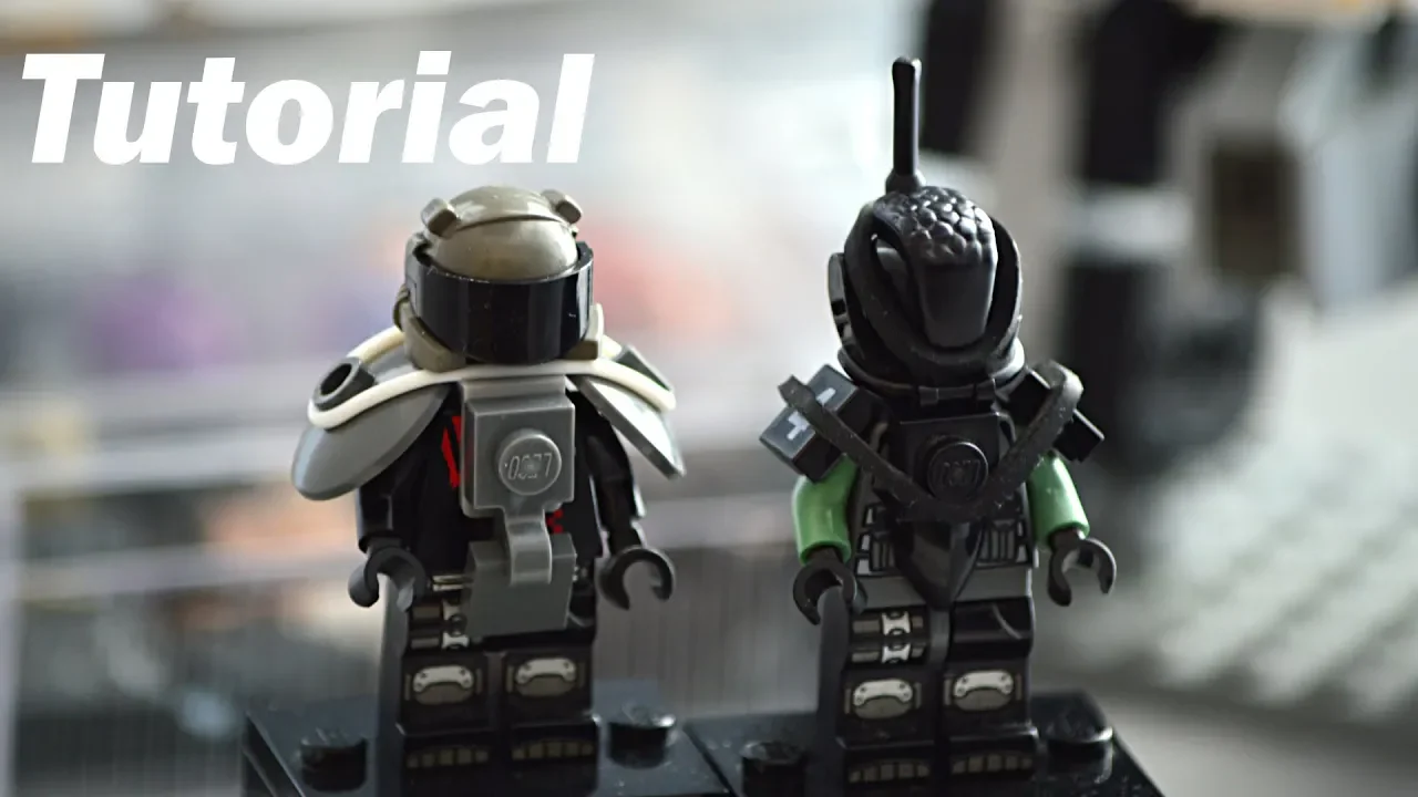 LEGO minifig. Armor + Tutorial. 