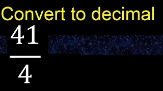Convert to decimal How To Convert Decimals to Fractions