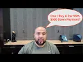 Can I Buy A Car With 500 Down Payment at an In House Financing Dealer That Doesn t Check Credit