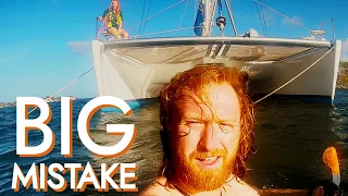WE RUN AGROUND!! When sailing goes wrong! [Ep25 RED SEAS]
